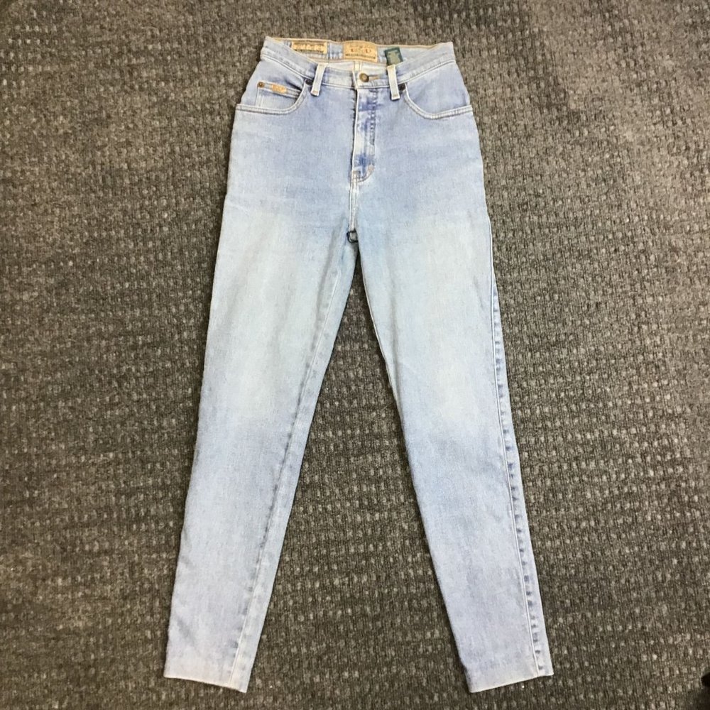 Express-Vintage, High Waisted, Tapered Jeans